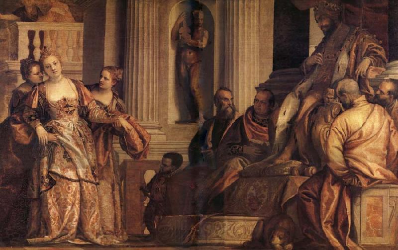 Paolo Veronese L'evanouissement d'Esther Spain oil painting art